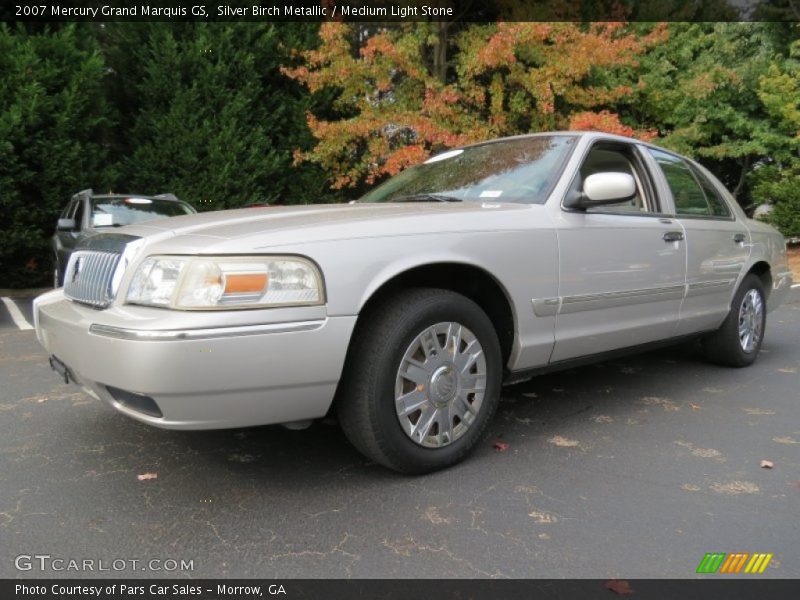 Silver Birch Metallic / Medium Light Stone 2007 Mercury Grand Marquis GS
