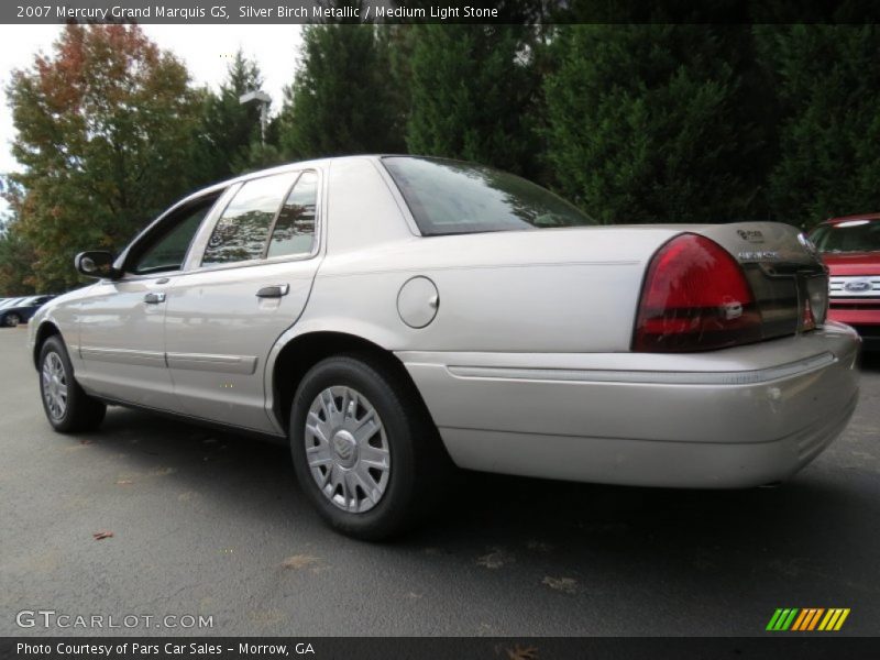 Silver Birch Metallic / Medium Light Stone 2007 Mercury Grand Marquis GS