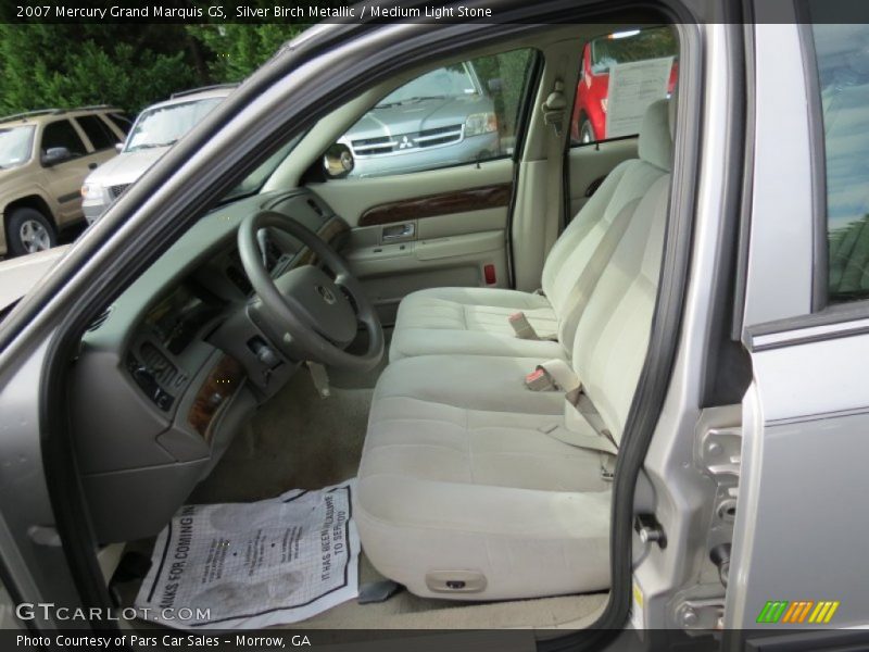 Silver Birch Metallic / Medium Light Stone 2007 Mercury Grand Marquis GS