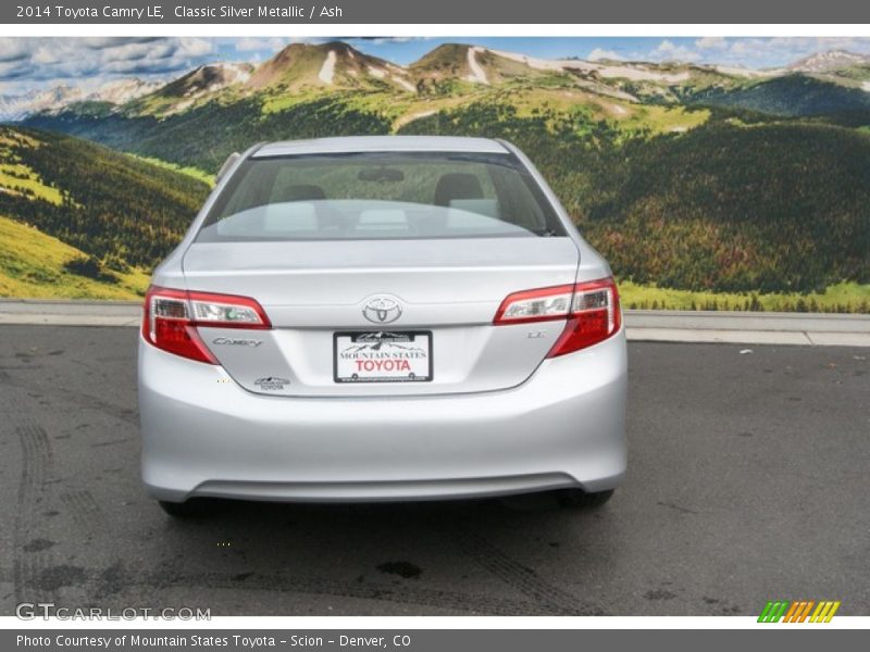 Classic Silver Metallic / Ash 2014 Toyota Camry LE