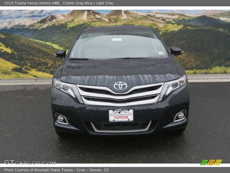 Cosmic Gray Mica / Light Gray 2014 Toyota Venza Limited AWD