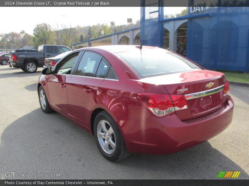 Crystal Red Tintcoat / Jet Black 2014 Chevrolet Cruze LT