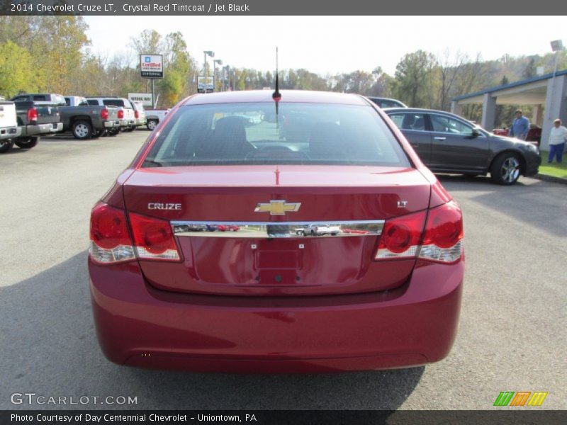 Crystal Red Tintcoat / Jet Black 2014 Chevrolet Cruze LT