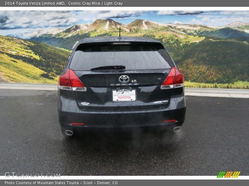 Cosmic Gray Mica / Light Gray 2014 Toyota Venza Limited AWD