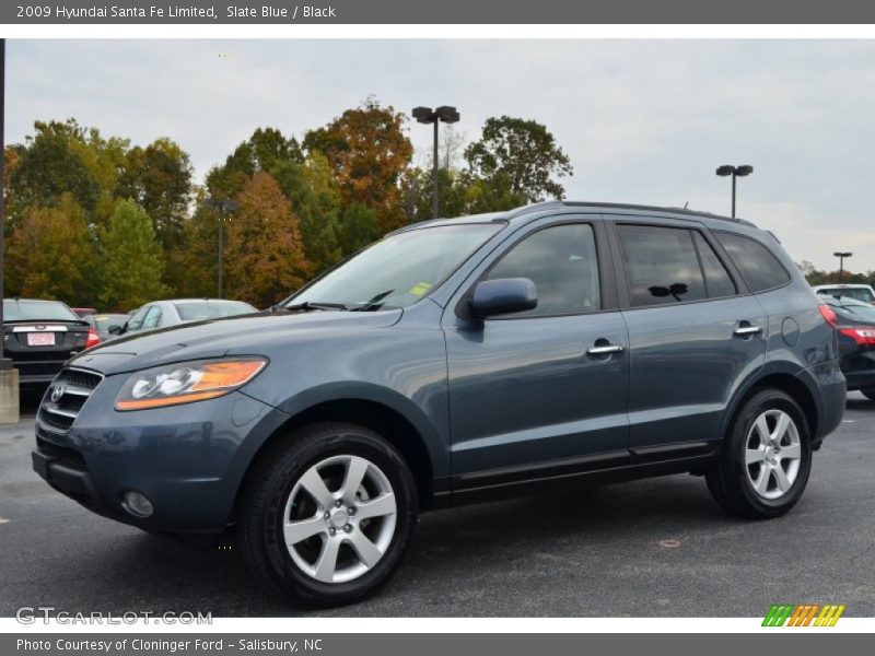 Front 3/4 View of 2009 Santa Fe Limited