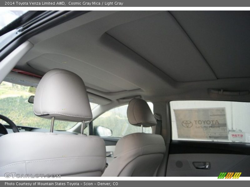 Cosmic Gray Mica / Light Gray 2014 Toyota Venza Limited AWD