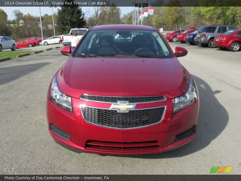 Crystal Red Tintcoat / Jet Black 2014 Chevrolet Cruze LT