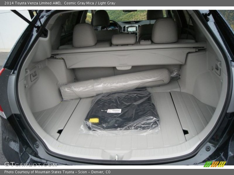 Cosmic Gray Mica / Light Gray 2014 Toyota Venza Limited AWD