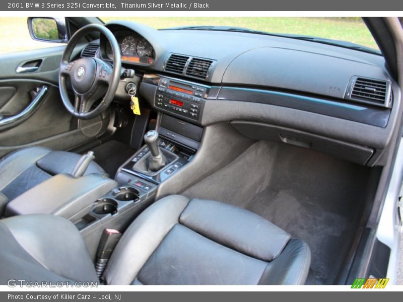  2001 3 Series 325i Convertible Black Interior