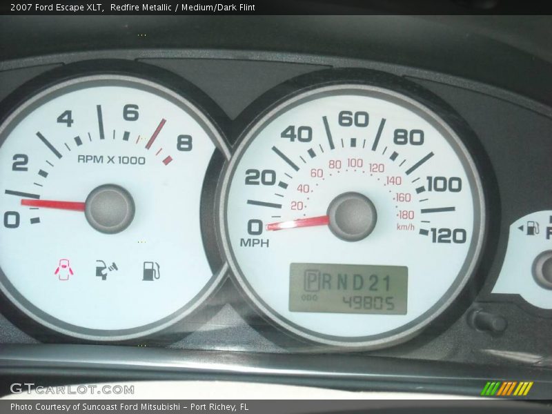 Redfire Metallic / Medium/Dark Flint 2007 Ford Escape XLT