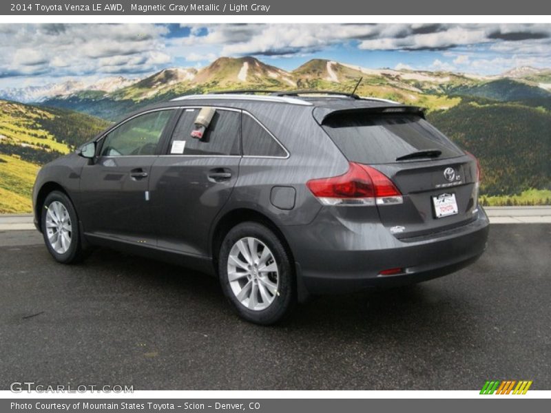 Magnetic Gray Metallic / Light Gray 2014 Toyota Venza LE AWD