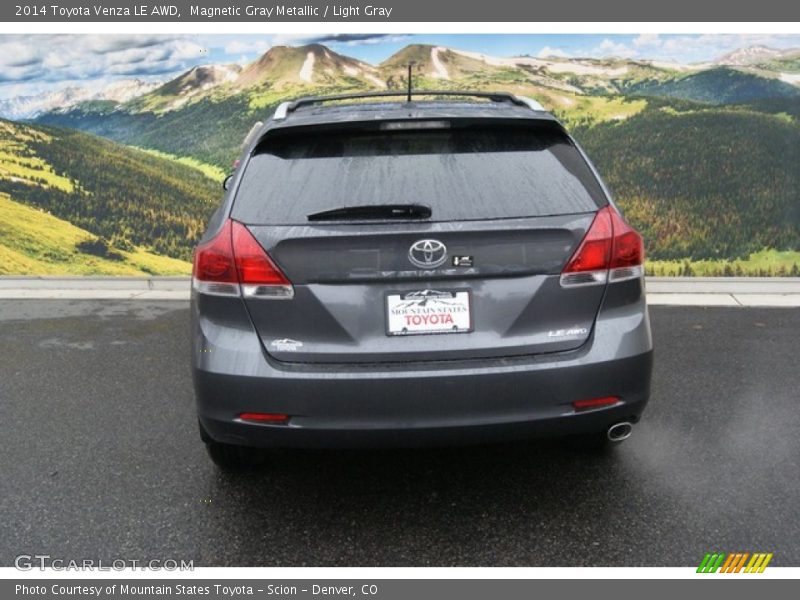 Magnetic Gray Metallic / Light Gray 2014 Toyota Venza LE AWD