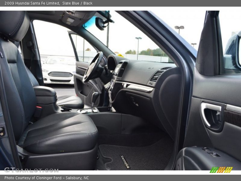 Slate Blue / Black 2009 Hyundai Santa Fe Limited