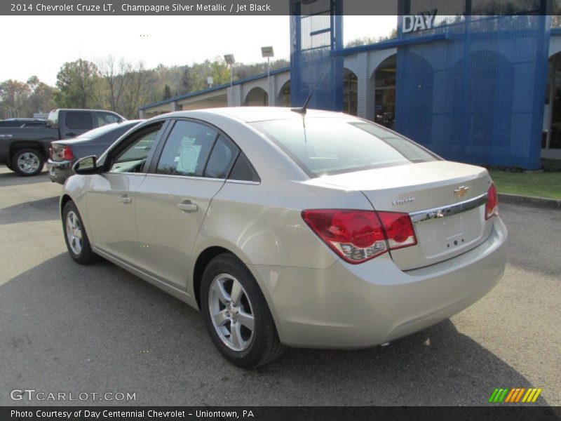 Champagne Silver Metallic / Jet Black 2014 Chevrolet Cruze LT