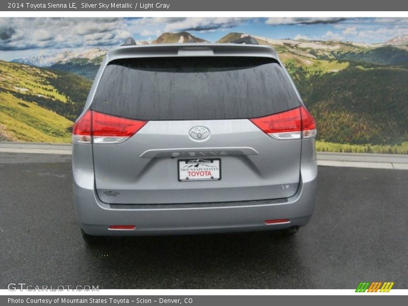 Silver Sky Metallic / Light Gray 2014 Toyota Sienna LE