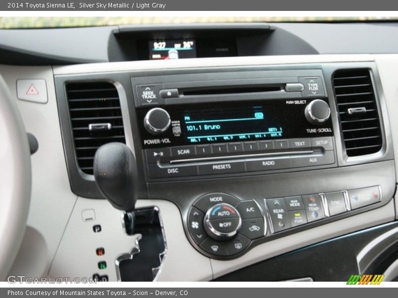 Silver Sky Metallic / Light Gray 2014 Toyota Sienna LE