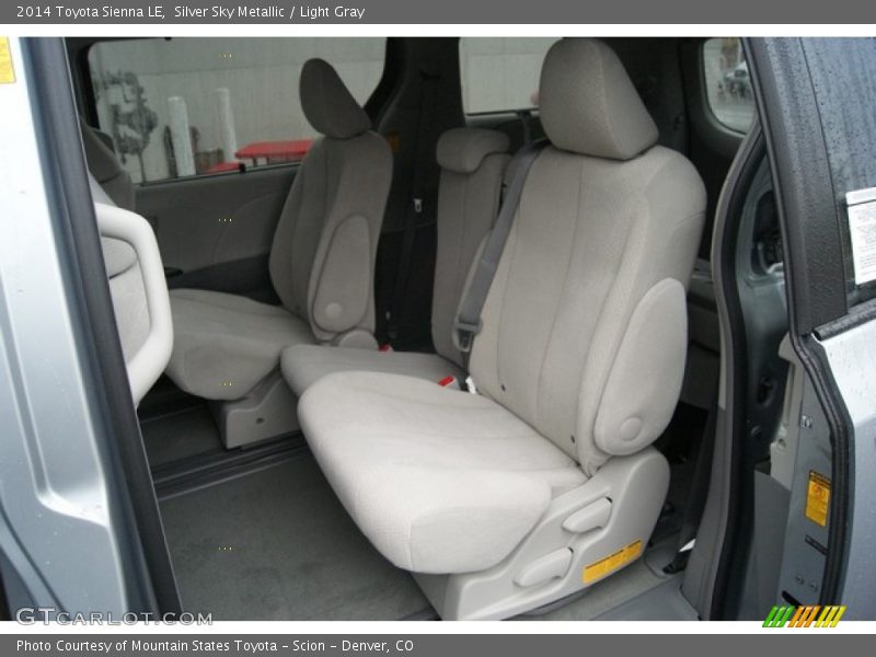 Silver Sky Metallic / Light Gray 2014 Toyota Sienna LE