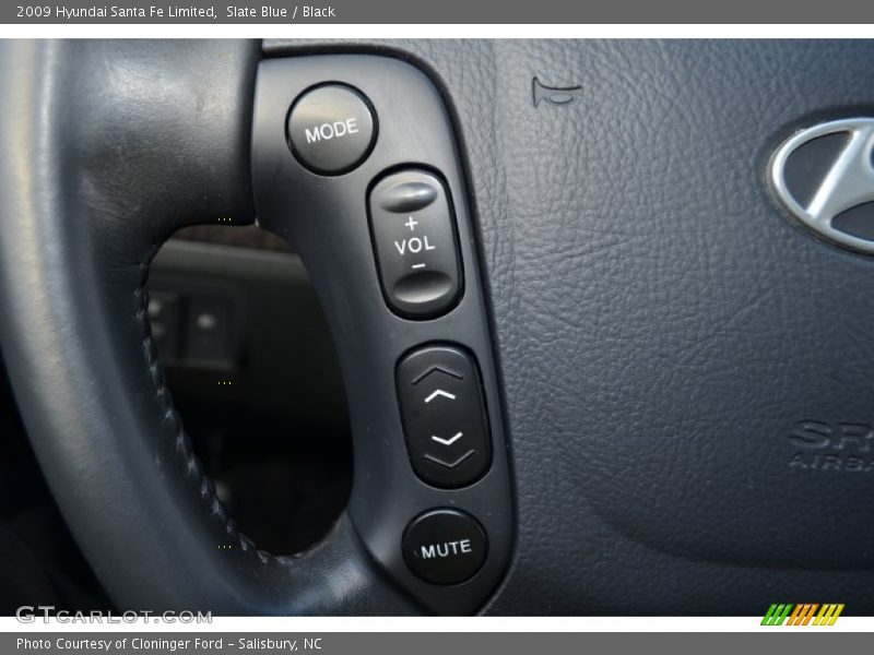 Slate Blue / Black 2009 Hyundai Santa Fe Limited