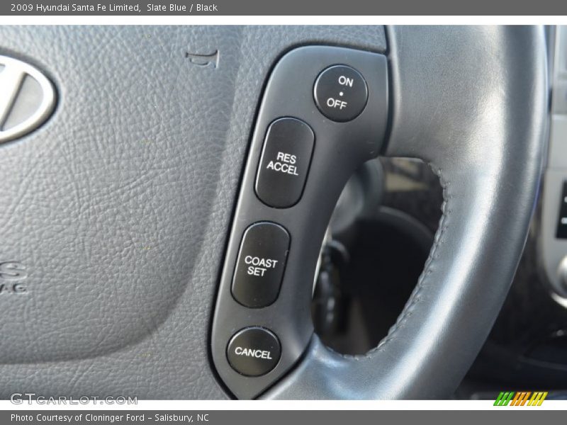 Slate Blue / Black 2009 Hyundai Santa Fe Limited