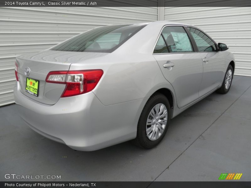 Classic Silver Metallic / Ash 2014 Toyota Camry L