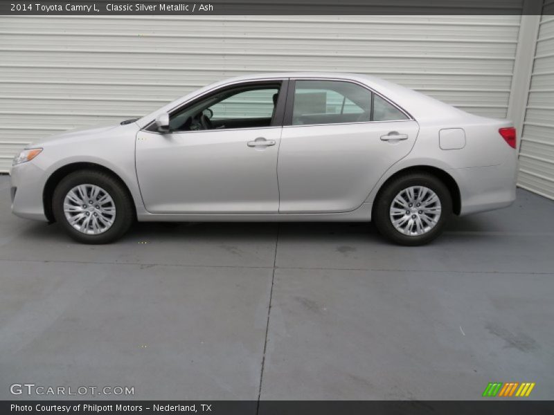 Classic Silver Metallic / Ash 2014 Toyota Camry L