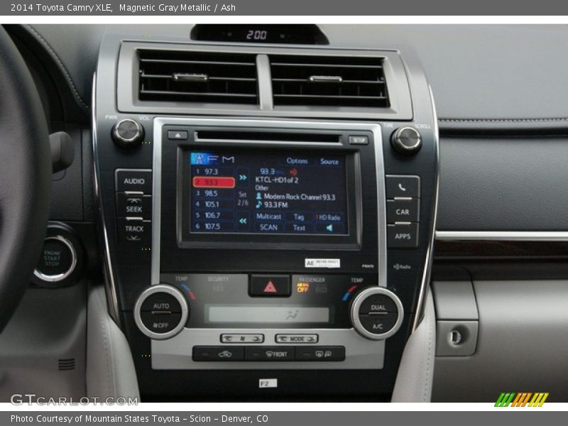 Magnetic Gray Metallic / Ash 2014 Toyota Camry XLE