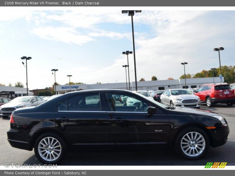 Black / Dark Charcoal 2008 Mercury Milan V6 Premier