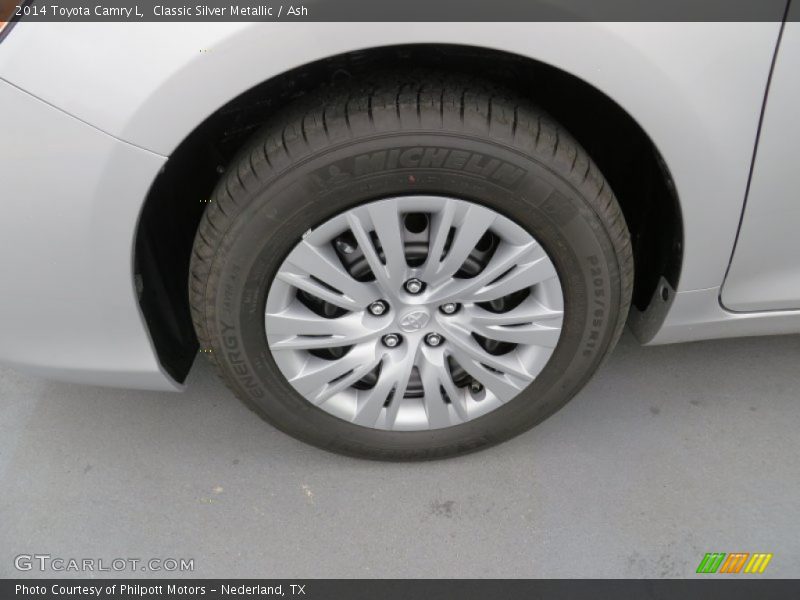 Classic Silver Metallic / Ash 2014 Toyota Camry L