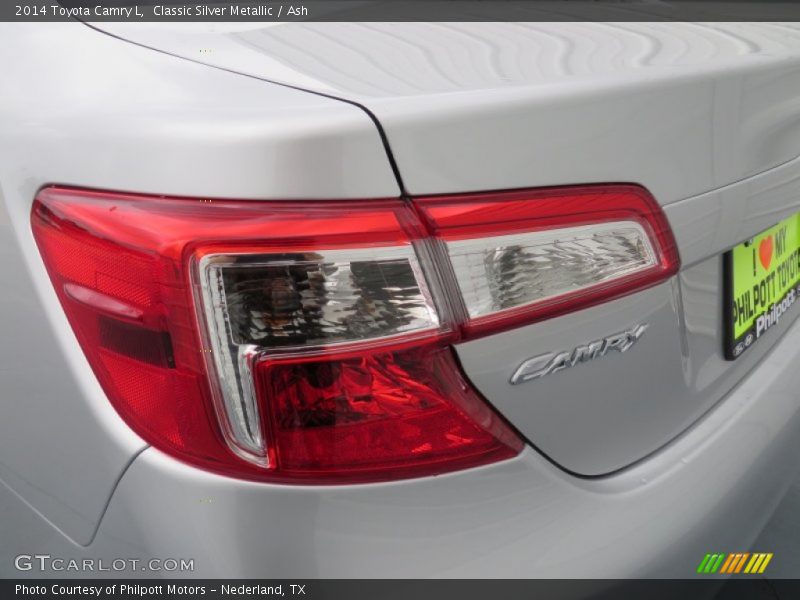 Classic Silver Metallic / Ash 2014 Toyota Camry L