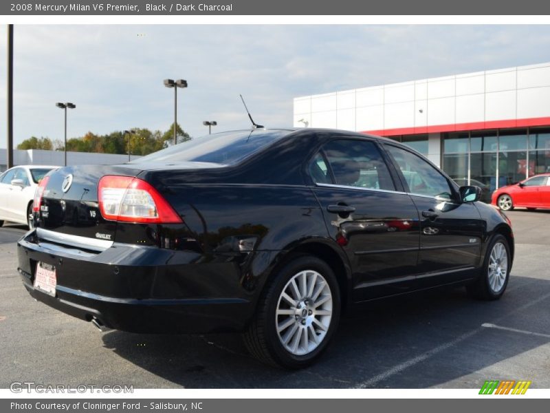 Black / Dark Charcoal 2008 Mercury Milan V6 Premier