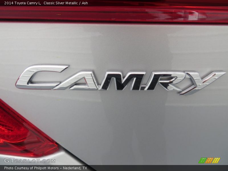 Classic Silver Metallic / Ash 2014 Toyota Camry L