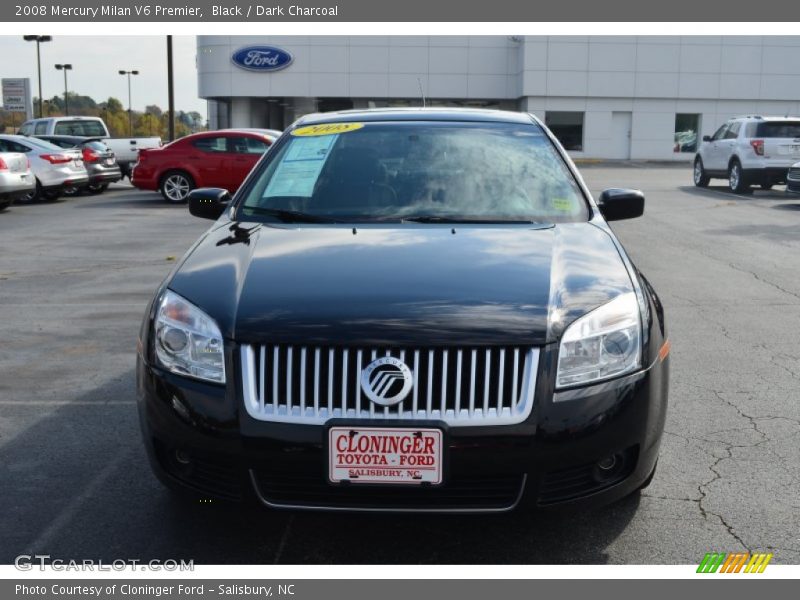 Black / Dark Charcoal 2008 Mercury Milan V6 Premier