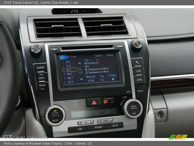 Cosmic Gray Metallic / Ash 2014 Toyota Camry XLE