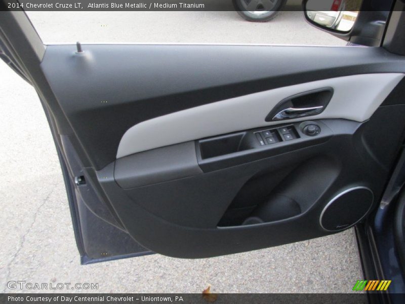 Atlantis Blue Metallic / Medium Titanium 2014 Chevrolet Cruze LT