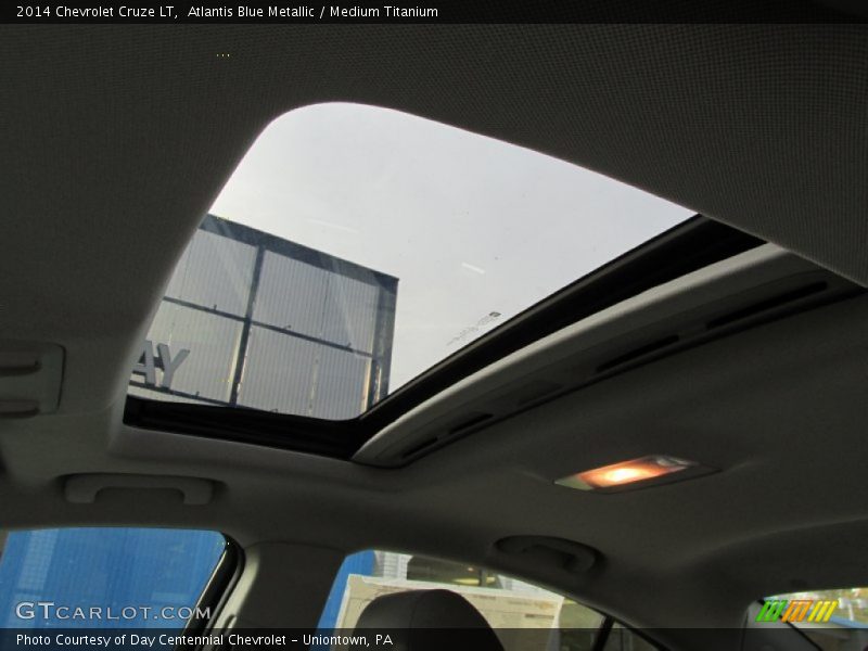 Atlantis Blue Metallic / Medium Titanium 2014 Chevrolet Cruze LT