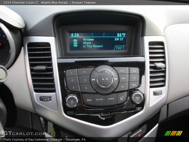 Atlantis Blue Metallic / Medium Titanium 2014 Chevrolet Cruze LT