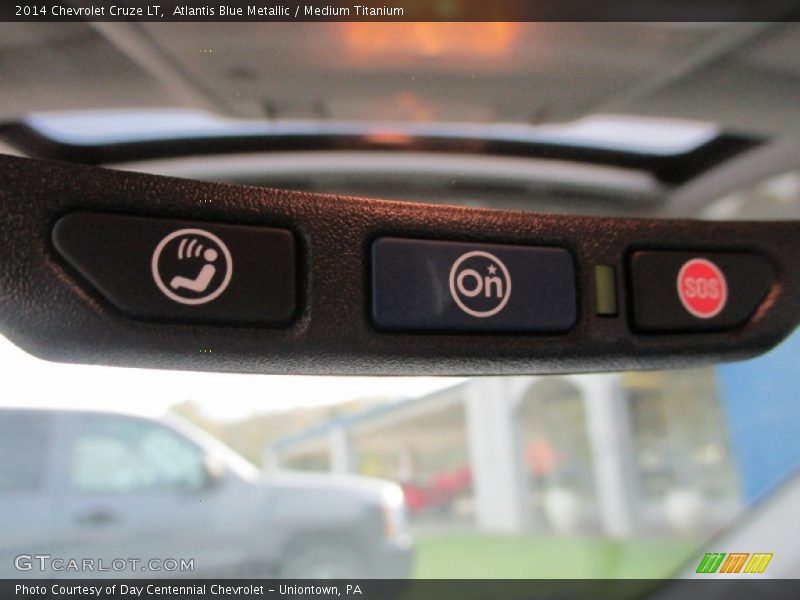 Atlantis Blue Metallic / Medium Titanium 2014 Chevrolet Cruze LT