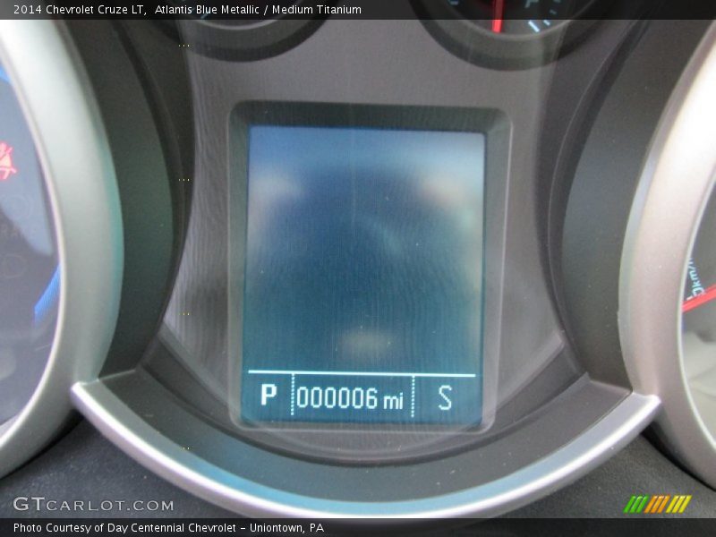 Atlantis Blue Metallic / Medium Titanium 2014 Chevrolet Cruze LT