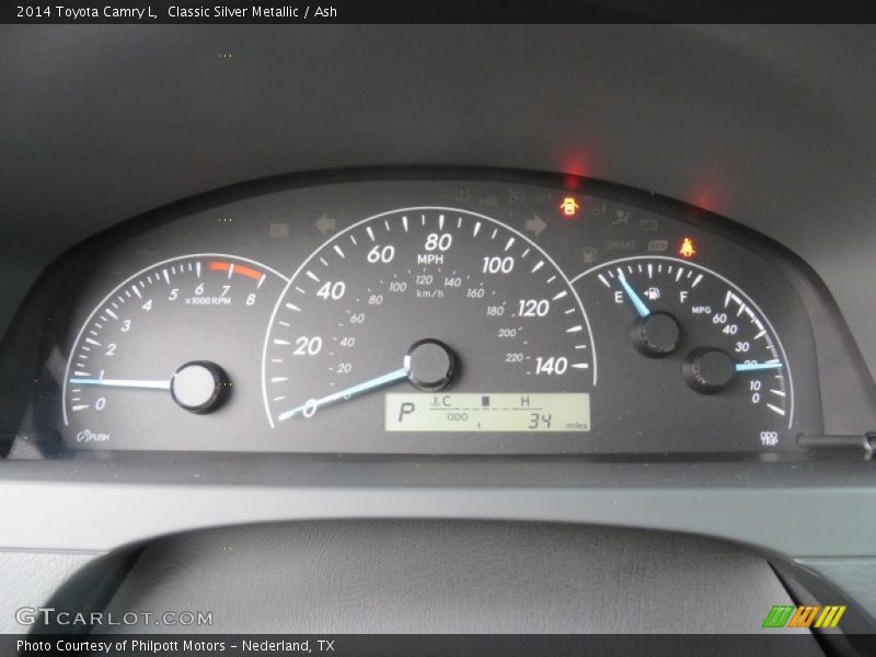 Classic Silver Metallic / Ash 2014 Toyota Camry L