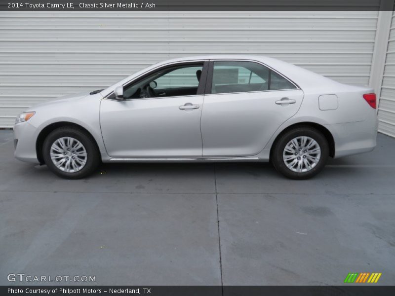 Classic Silver Metallic / Ash 2014 Toyota Camry LE