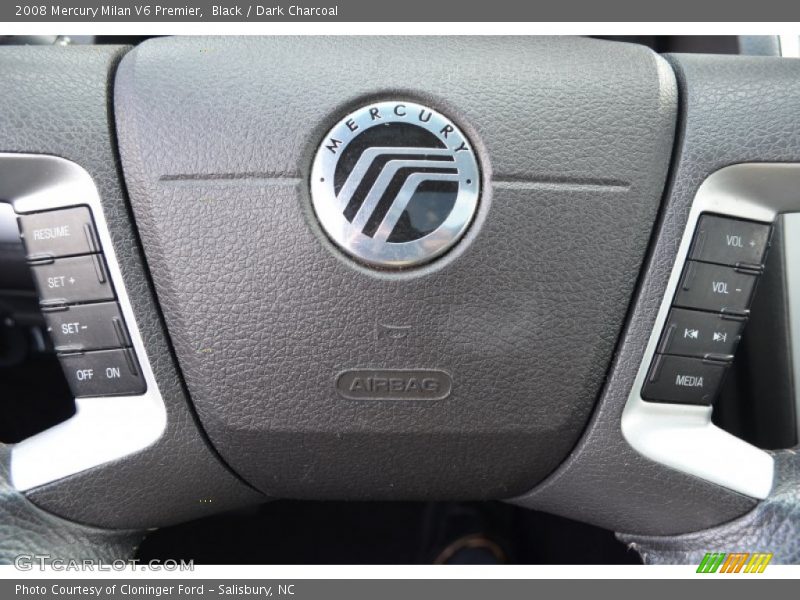 Black / Dark Charcoal 2008 Mercury Milan V6 Premier