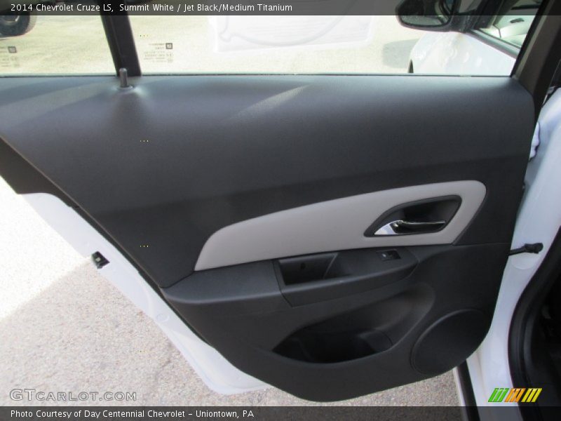 Summit White / Jet Black/Medium Titanium 2014 Chevrolet Cruze LS