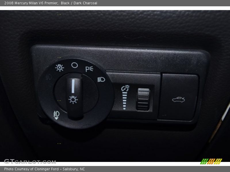 Black / Dark Charcoal 2008 Mercury Milan V6 Premier