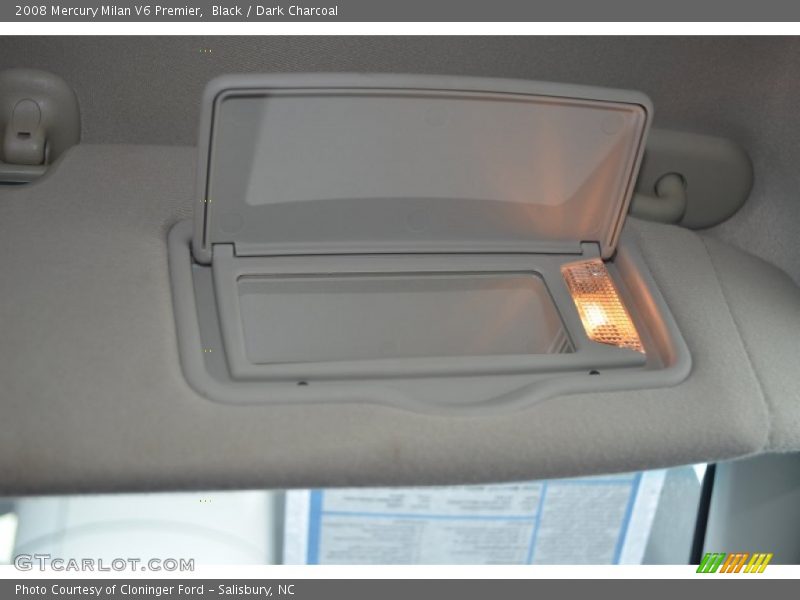 Black / Dark Charcoal 2008 Mercury Milan V6 Premier