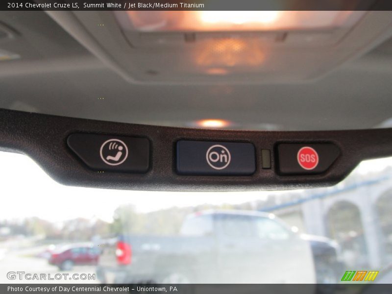 Summit White / Jet Black/Medium Titanium 2014 Chevrolet Cruze LS
