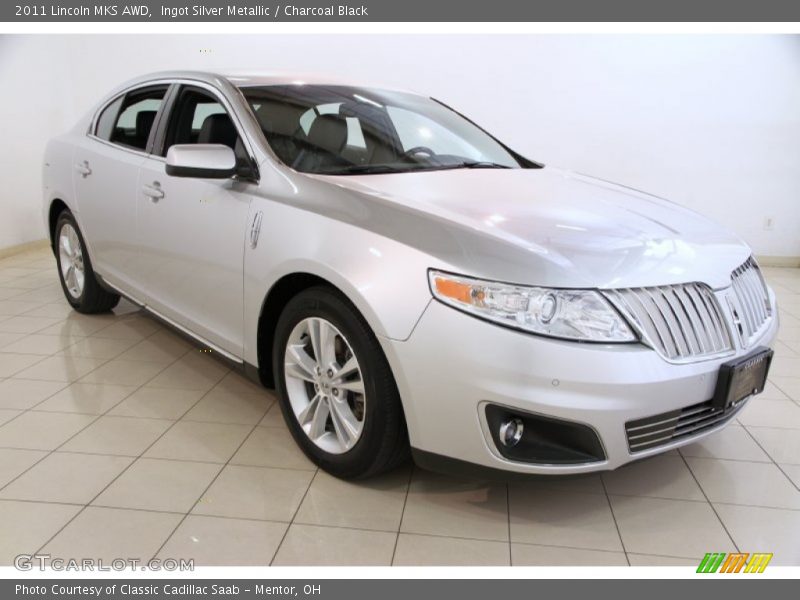 Ingot Silver Metallic / Charcoal Black 2011 Lincoln MKS AWD