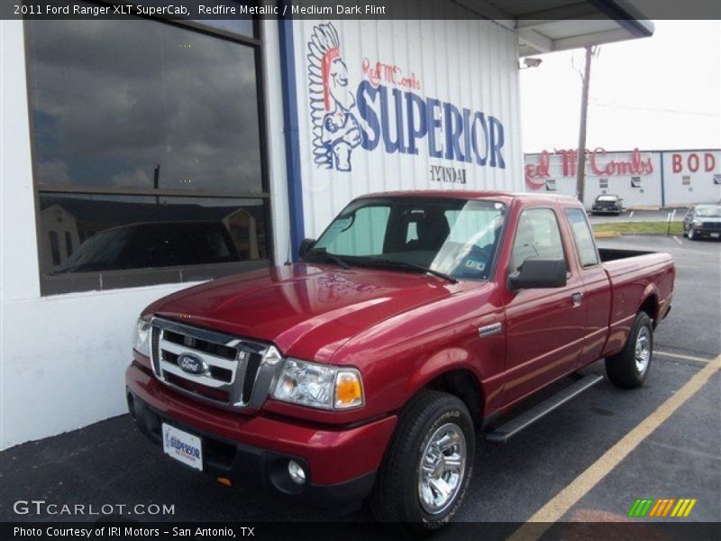 Redfire Metallic / Medium Dark Flint 2011 Ford Ranger XLT SuperCab