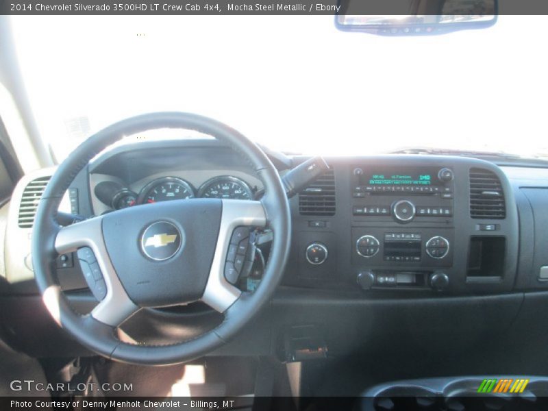 Mocha Steel Metallic / Ebony 2014 Chevrolet Silverado 3500HD LT Crew Cab 4x4