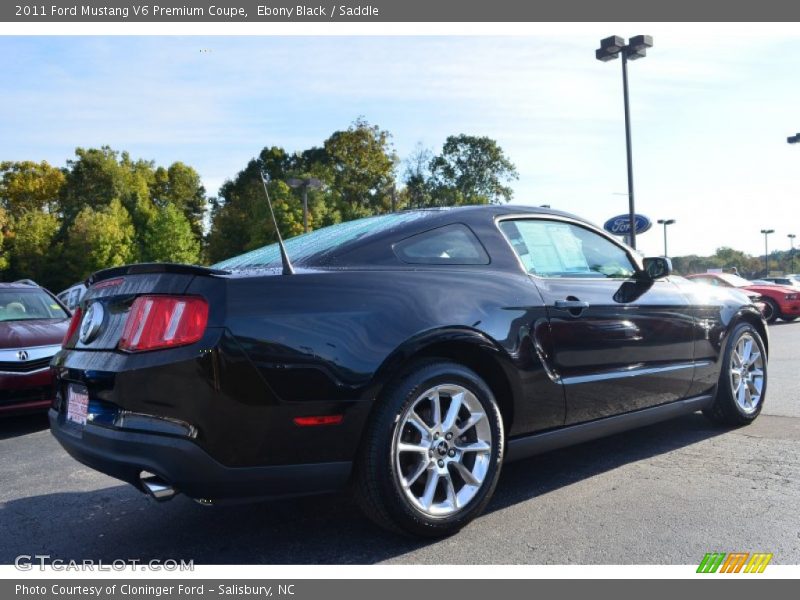 Ebony Black / Saddle 2011 Ford Mustang V6 Premium Coupe