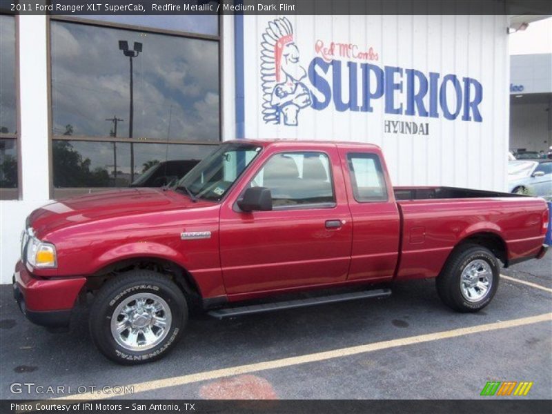 Redfire Metallic / Medium Dark Flint 2011 Ford Ranger XLT SuperCab